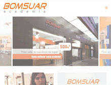 Tablet Screenshot of bomsuar.com.br